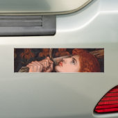 Joan of Arc (Portrait) (von Dante Gabriel Rossetti Autoaufkleber (Auf Auto)
