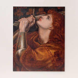 Joan of Arc (Portrait) (von Dante Gabriel Rossetti Puzzle