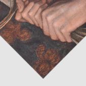 Joan of Arc (Portrait) (von Dante Gabriel Rossetti Seidenpapier (Detail)