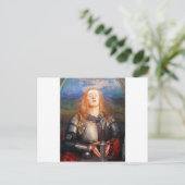 Joan of Arc Postkarte (Stehend Vorderseite)