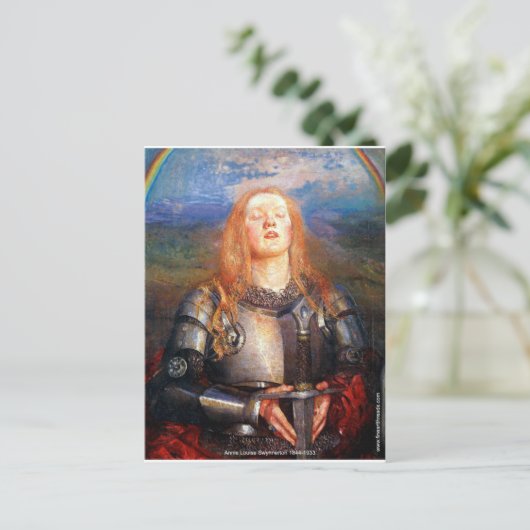 Joan of Arc Postkarte (Stehend Vorderseite)