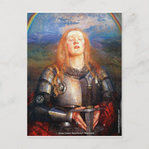 Joan of Arc Postkarte