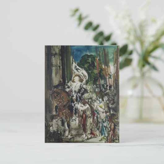 Joan of Arc Postkarte (Stehend Vorderseite)