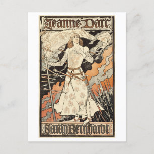 Joan of Arc Postkarte
