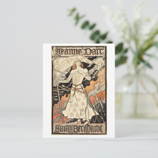 Joan of Arc Postkarte (Stehend Vorderseite)