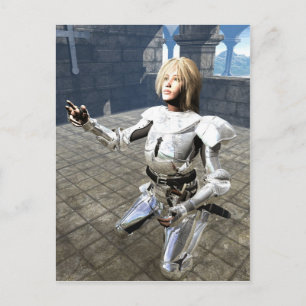Joan of Arc Postkarte