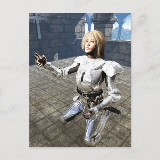 Joan of Arc Postkarte (Vorderseite)