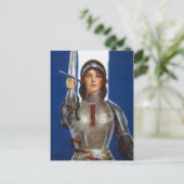 Joan of Arc Postkarte (Stehend Vorderseite)