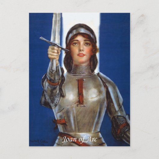 Joan of Arc Postkarte (Vorderseite)