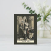 Joan of Arc Postkarte (Stehend Vorderseite)