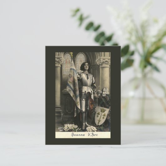 Joan of Arc Postkarte (Stehend Vorderseite)