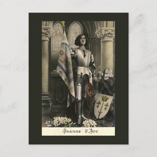 Joan of Arc Postkarte (Vorderseite)