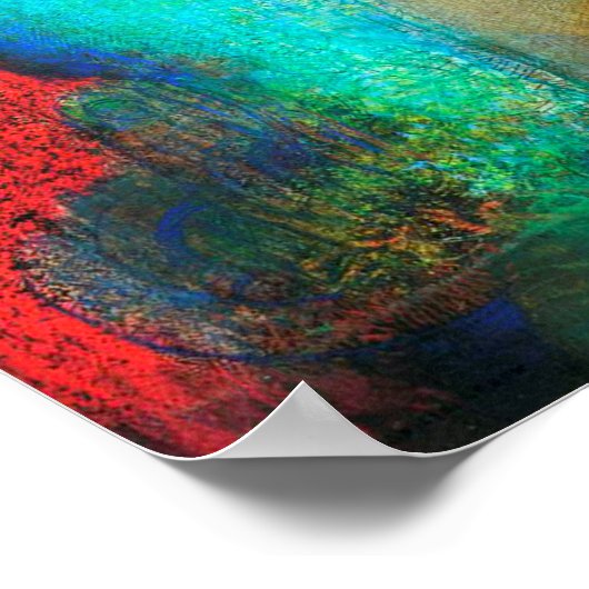 Joan of Arc, Redon Poster (Ecke)