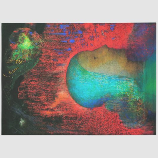 Joan of Arc, Redon Seidenpapier (Vorderseite)