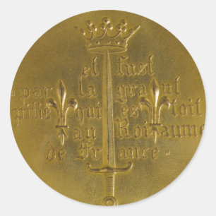 Joan of Arc Runder Aufkleber