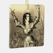 Joan of Arc Square Ornament (Rechts)