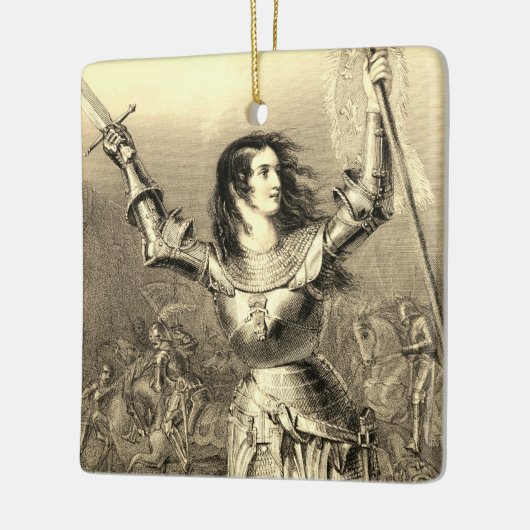Joan of Arc Square Ornament (Links)