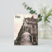 Joan of Arc Statue Paris Postcard Postkarte (Stehend Vorderseite)