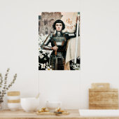 Joan of Arc von Albert Lynch Poster (Küche)