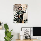 Joan of Arc von Albert Lynch Poster (Heimbüro)