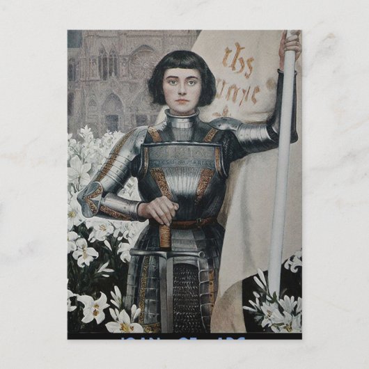Joan of Arc von Albert Lynch Postkarte (Vorderseite)