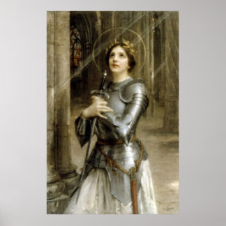 Joan of Arc von Charles-Amable Lenoir Poster