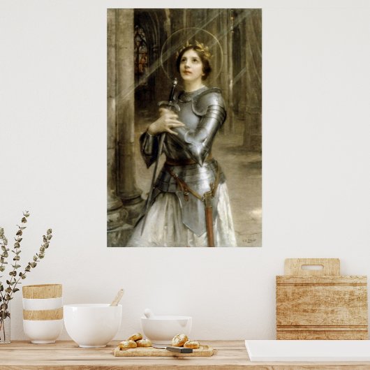 Joan of Arc von CharlesAmable Lenoir Poster (Küche)