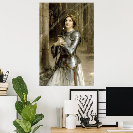 Joan of Arc von CharlesAmable Lenoir Poster (Heimbüro)