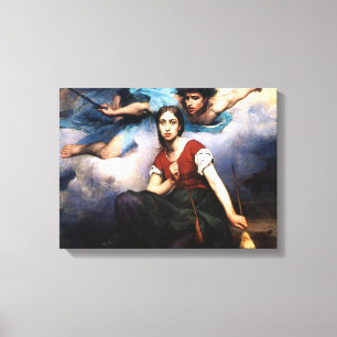 Joan of Arc von Eugène Thirion Leinwanddruck