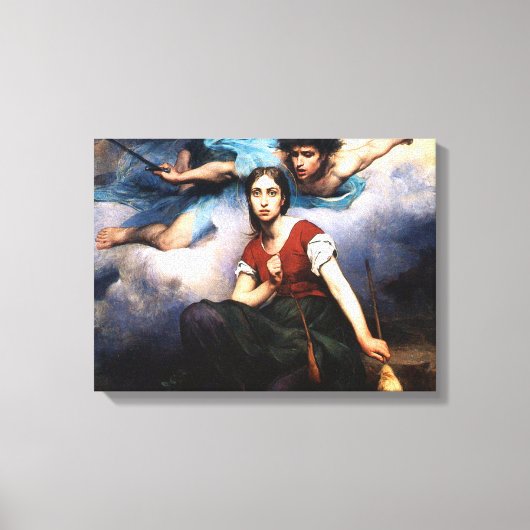 Joan of Arc von Eugène Thirion Leinwanddruck (Vorderseite)