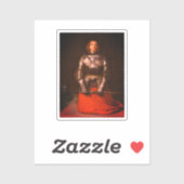 Joan of Arc von John Everett Millais Aufkleber (Blatt)