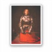 Joan of Arc von John Everett Millais Aufkleber (Vorderseite)