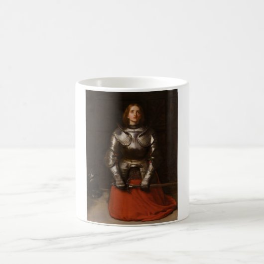 Joan of Arc (von John Everett Millais) Kaffeetasse (Mittel)