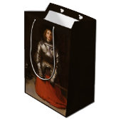 Joan of Arc (von John Everett Millais) Mittlere Geschenktüte (Rückseite Schrägansicht)