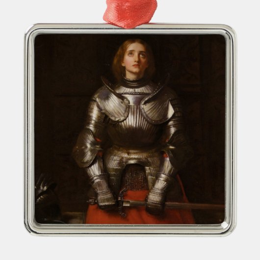 Joan of Arc (von John Everett Millais) Ornament Aus Metall (Vorne)