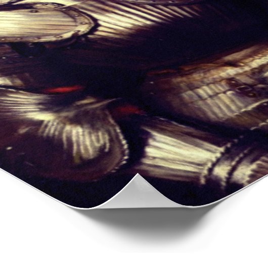 Joan of Arc von John Everett Millais Poster (Ecke)