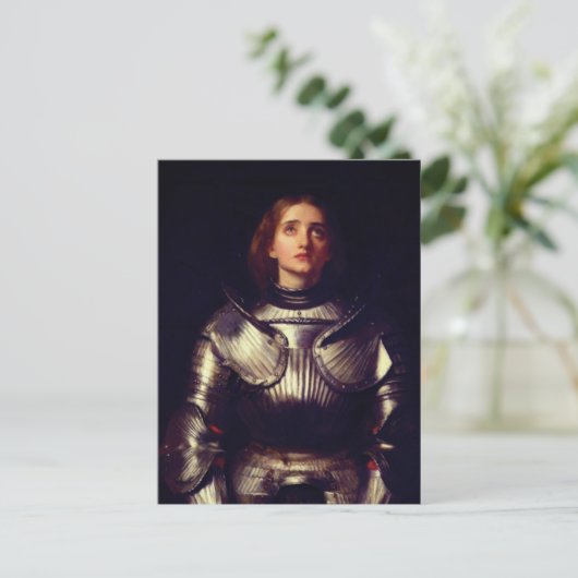Joan of Arc von John Everett Millais Postkarte (Stehend Vorderseite)