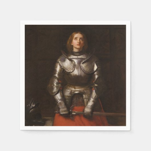 Joan of Arc (von John Everett Millais) Serviette (Vorderseite)