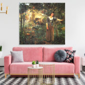 Joan of Arc von Jules Bastien Lapage Leinwanddruck (Insitu (Wohnzimmer))