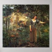 Joan of Arc von Jules Bastien Lepage Poster (Vorne)