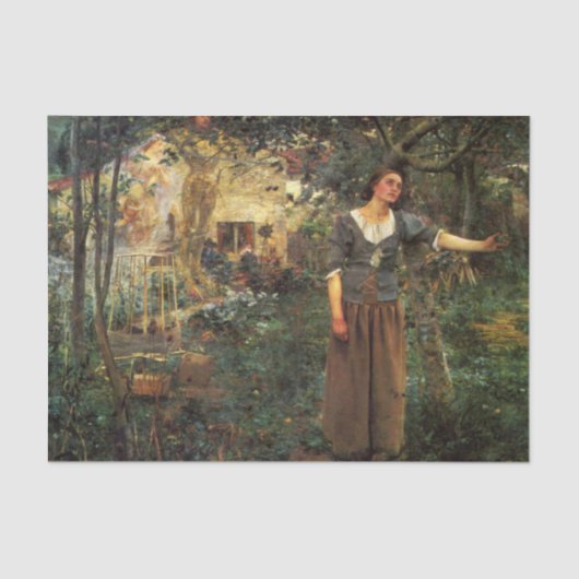 Joan of Arc von Jules Bastien-Lepage Seidenpapier (Vorderseite)