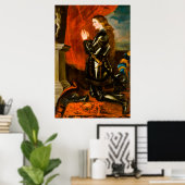 Joan of Arc von Peter Paul Rubens Poster (Heimbüro)