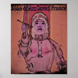 Joan of Arc WWII Buy Bonds Poster
