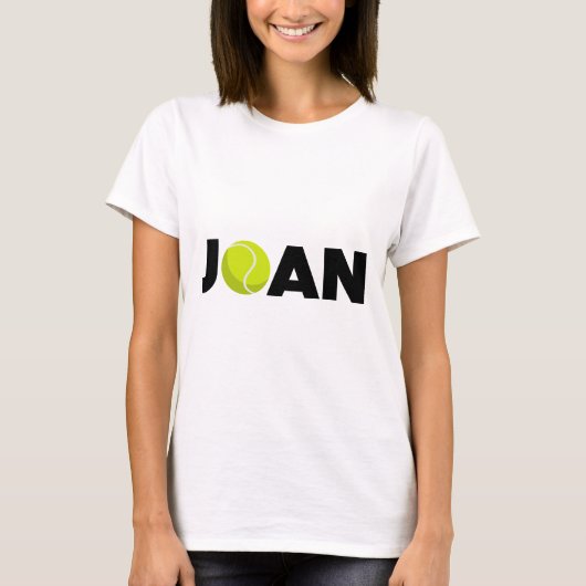 Joan Tennis T-Shirt (Vorderseite)