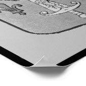 Joan von Arc und ihr Kriegspferd Poster (Ecke)