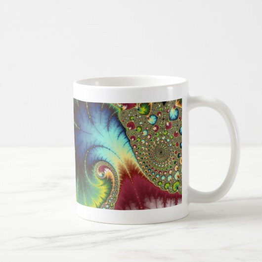 Joanie 50 Fraktal Art Kaffeetasse (Rechts)