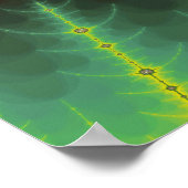 Joanie 50 Fraktal Art Poster (Ecke)