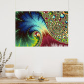 Joanie 50 Fraktal Art Poster (Küche)