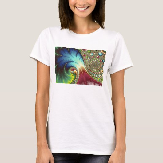 Joanie 50 Fraktal Art T-Shirt (Vorderseite)