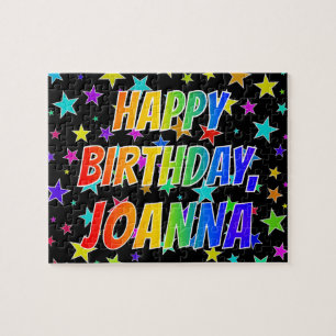 "JOANNA" Vorname, Spaß "GLÜCKLICHER GEBURTSTAG" Puzzle